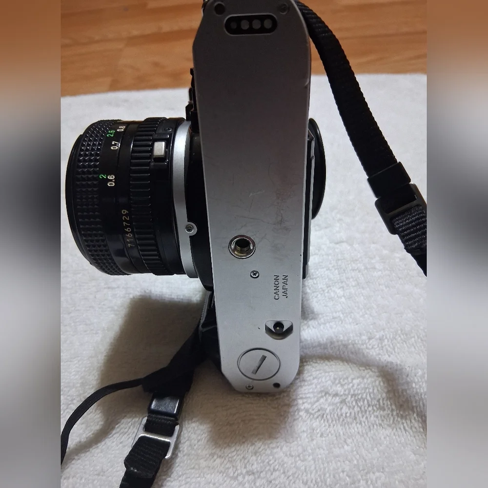 Canon AE-1 Program 35mm Film Camera with Flash - Black Made In Japan